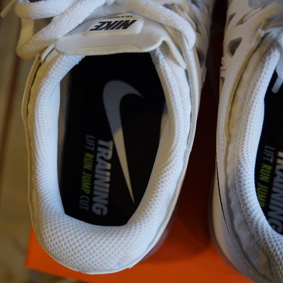 MEN\'S NIKE AIR 180 TRAINER WHITE / BLACK SZ  8.5 main image 7